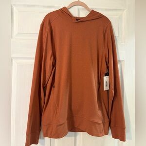 Xersion Orange Sweatshirt Relaxed Fit
